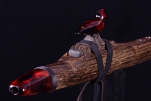 Honey Locust Native American Flute, Minor, Mid G-4, #I38B